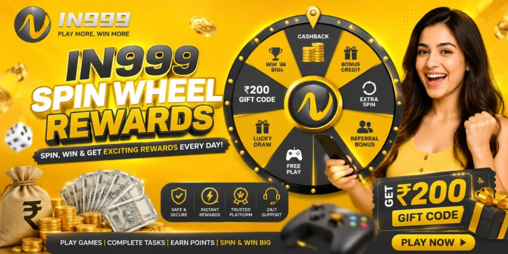 In999 Spin Wheel Rewards